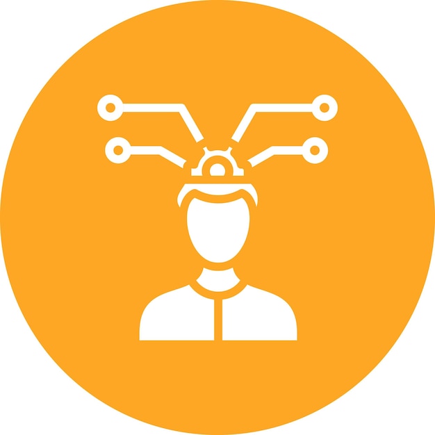 Ilustración del icono vectorial de pensamiento crítico del conjunto de iconos de habilidades para la vida