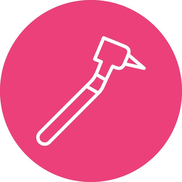 Ilustración del icono vectorial de perforación dental del conjunto de iconos de cuidado dental