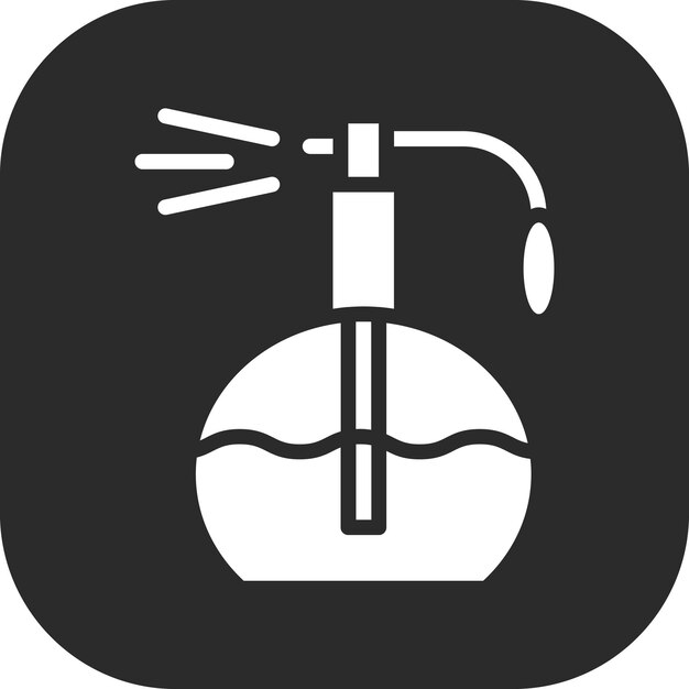 Ilustración de icono vectorial de perfume del conjunto de iconos de Dubai