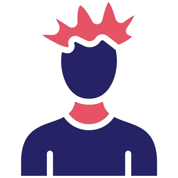 Ilustración del icono vectorial del personaje del juego del juego en línea
