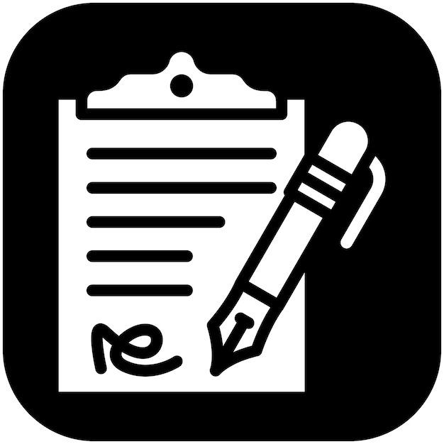 Ilustración del icono vectorial de la petición de las protestas y la desobediencia civil