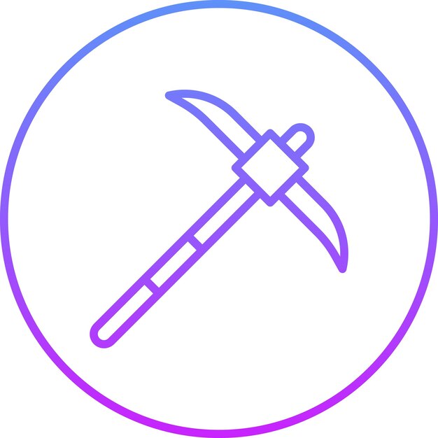 Ilustración del icono vectorial del Pico del Oeste Salvaje