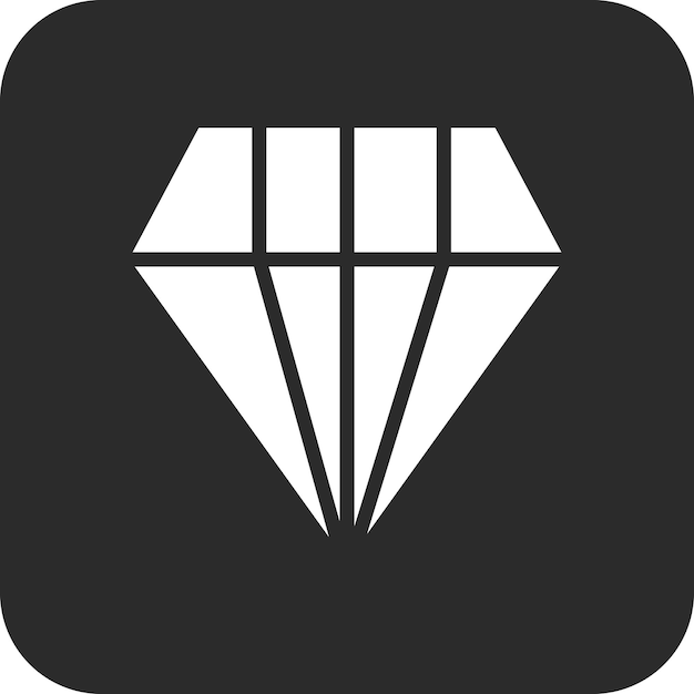 Ilustración del icono vectorial de piedras preciosas del conjunto de iconos de Historia