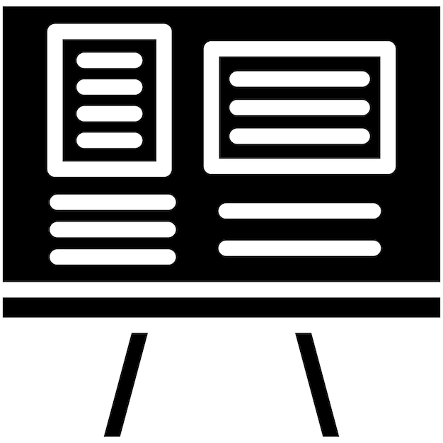 Ilustración del icono vectorial del Plan de Desarrollo del conjunto de iconos de Recursos Humanos
