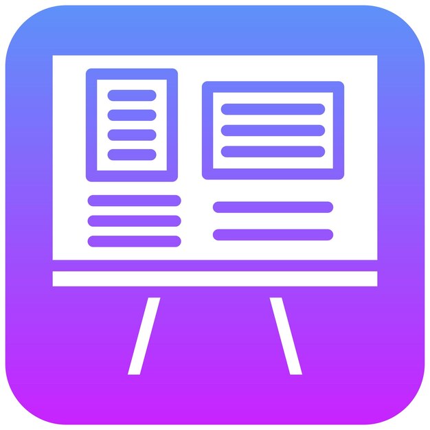 Ilustración del icono vectorial del Plan de Desarrollo del conjunto de iconos de Recursos Humanos