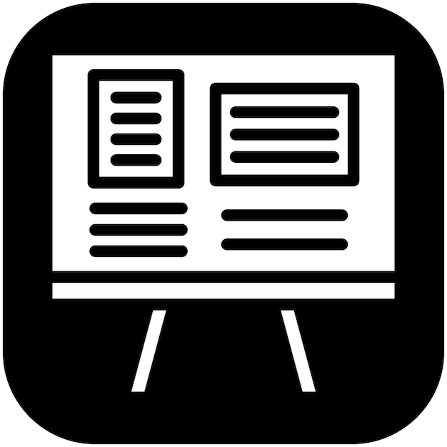 Ilustración del icono vectorial del Plan de Desarrollo del conjunto de iconos de Recursos Humanos