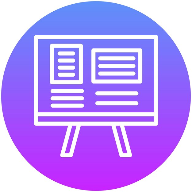 Ilustración del icono vectorial del Plan de Desarrollo del conjunto de iconos de Recursos Humanos