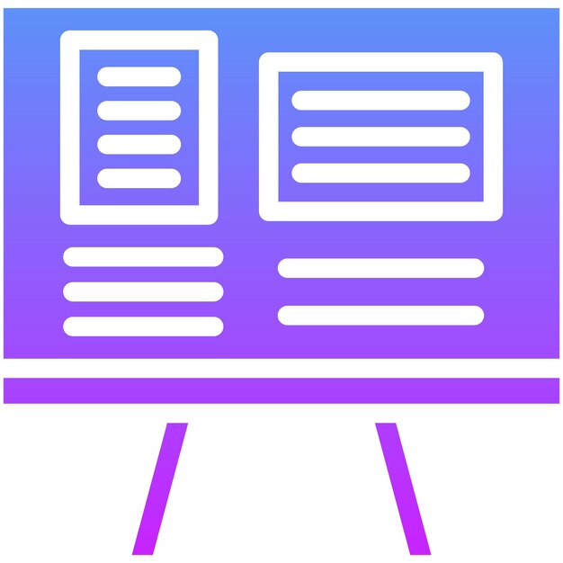 Ilustración del icono vectorial del Plan de Desarrollo del conjunto de iconos de Recursos Humanos