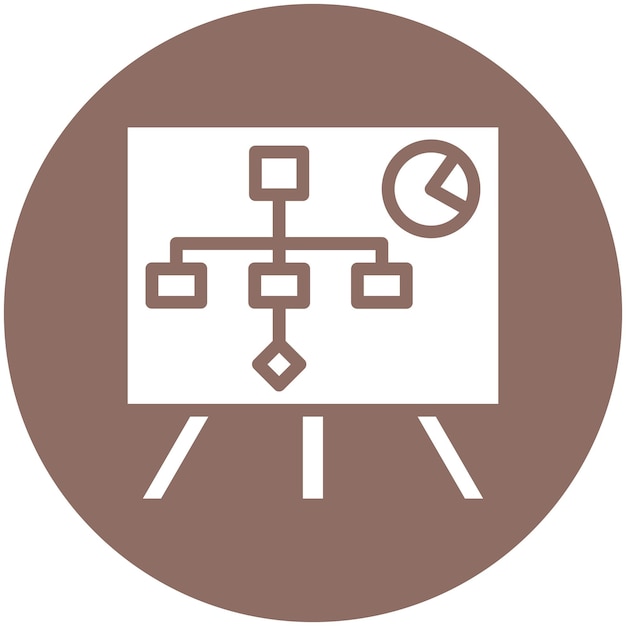 Ilustración del icono vectorial de planificación de proyectos del conjunto de iconos de gestión de proyectos