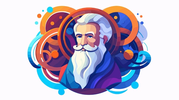 Ilustración de icono vectorial plano recomendado de colores
