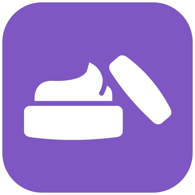 Ilustración del icono vectorial de la pomada del conjunto de iconos de la farmacia