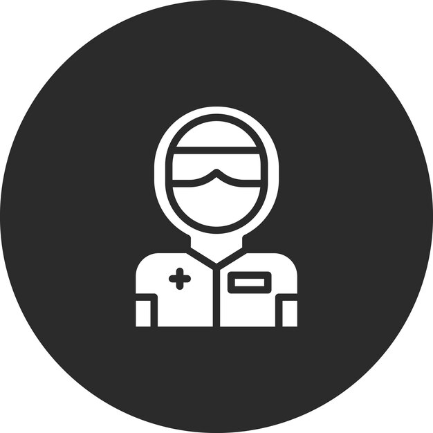 Ilustración del icono vectorial de PPE del conjunto de iconos de ropa