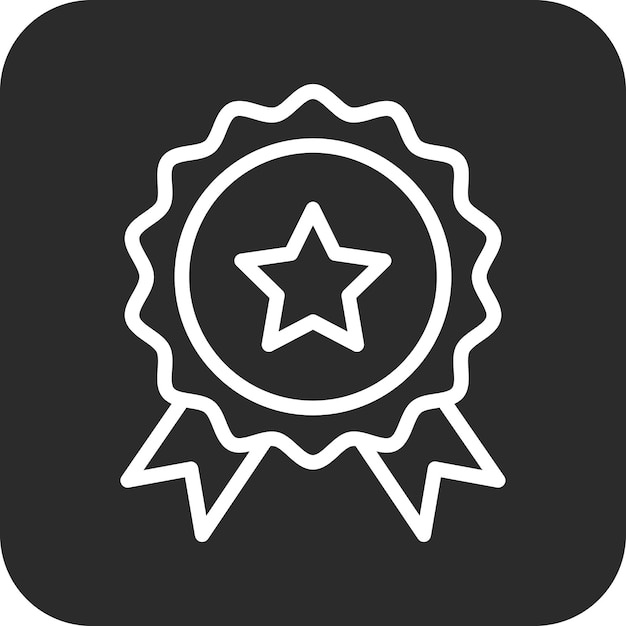 Ilustración del icono vectorial del premio del conjunto de iconos del cine