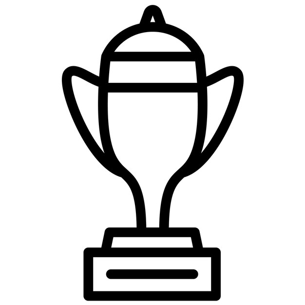 Ilustración del icono vectorial de premios deportivos del conjunto de iconos de eventos de premios