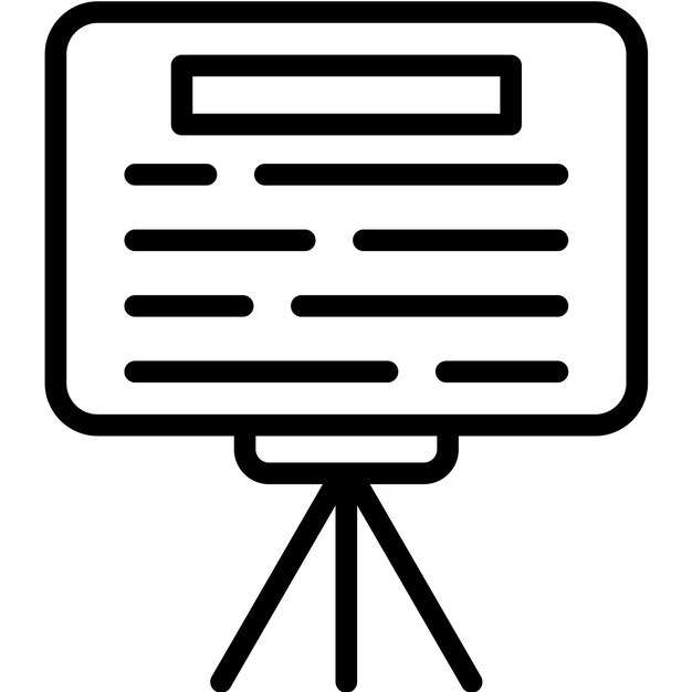 Ilustración del icono vectorial de presentación del conjunto de iconos de fútbol