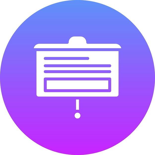 Ilustración del icono vectorial de presentación del conjunto de iconos de inicio de negocio
