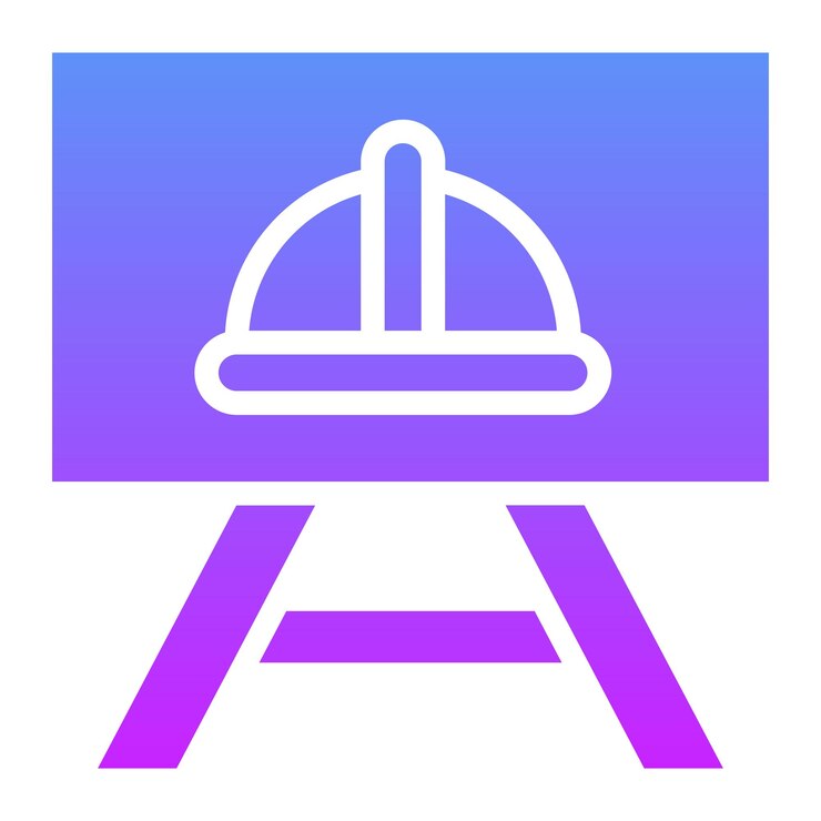 Vector ilustración del icono vectorial de presentación de ingeniería del conjunto de iconos de ingeniería