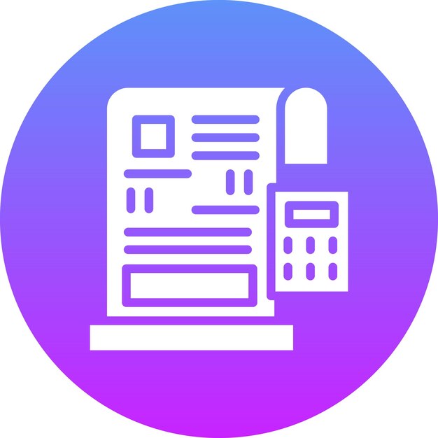 Ilustración del icono vectorial del presupuesto del conjunto de iconos de la vida familiar