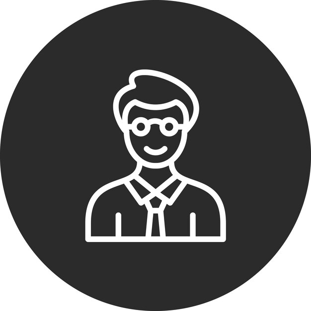 Ilustración del icono vectorial principal del conjunto de iconos de aprendizaje