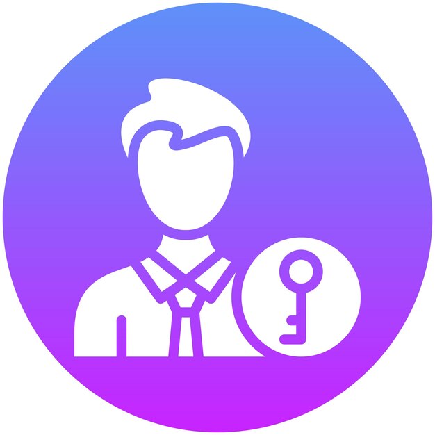 Ilustración del icono vectorial de propiedad del conjunto de iconos de Gig Economy