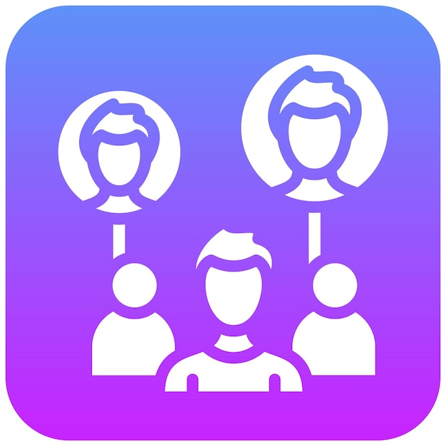Para la ilustración del icono vectorial de las protestas y la desobediencia civil