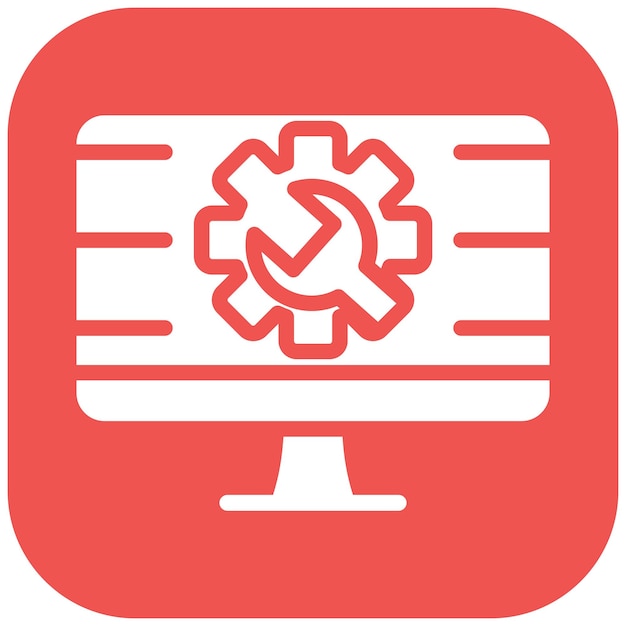 Ilustración del icono vectorial de prueba del sistema del conjunto de iconos de garantía de calidad