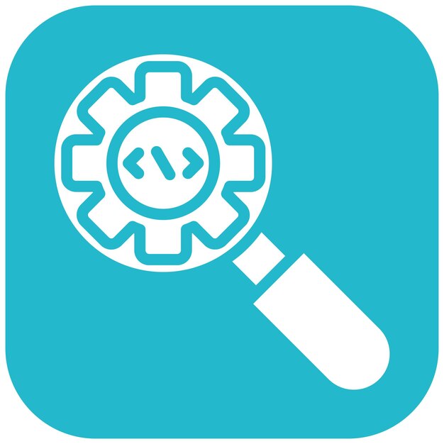 Ilustración del icono vectorial de pruebas exploratorias del conjunto de iconos de garantía de calidad