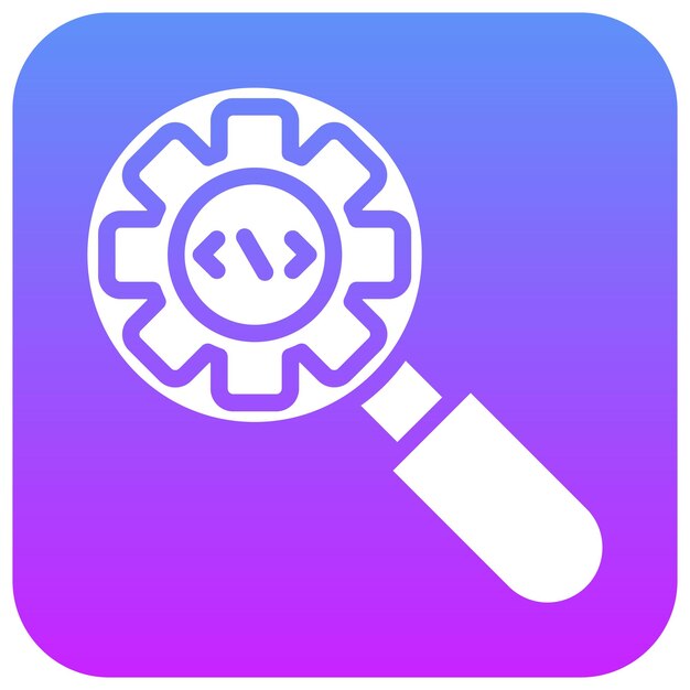 Ilustración del icono vectorial de pruebas exploratorias del conjunto de iconos de garantía de calidad