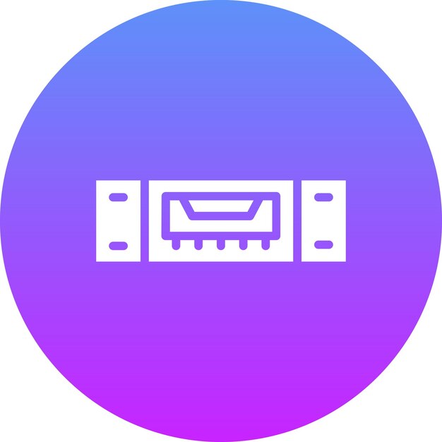 Ilustración del icono vectorial del puerto USB del conjunto de iconos de computadora y hardware