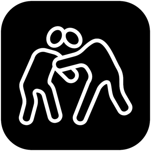 Ilustración del icono vectorial de la punta de la cabeza del conjunto de iconos de Generation Gap