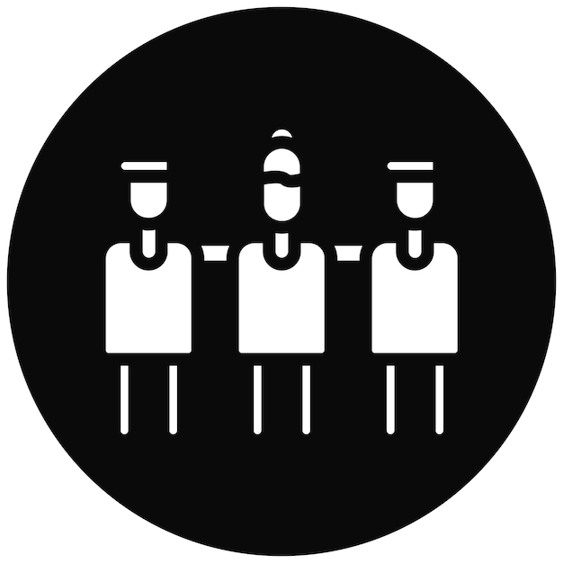 Ilustración del icono vectorial de Quadrilha Dance del conjunto de iconos de Festa Junina