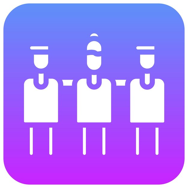 Ilustración del icono vectorial de Quadrilha Dance del conjunto de iconos de Festa Junina