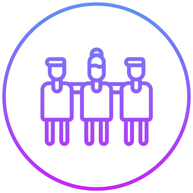 Ilustración del icono vectorial de Quadrilha Dance del conjunto de iconos de Festa Junina