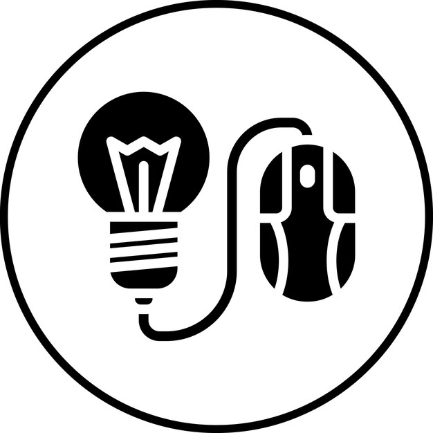 Ilustración del icono vectorial del ratón de Back to School