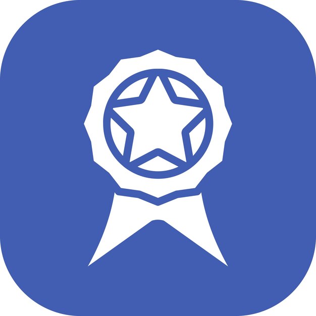 Ilustración del icono vectorial de recompensa del conjunto de iconos del juego en línea