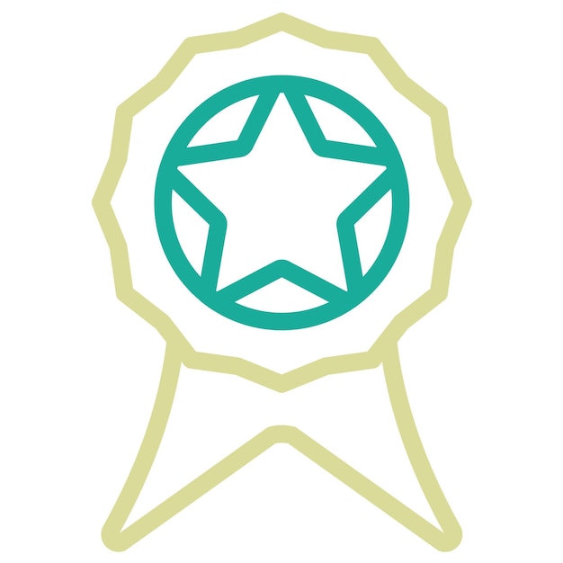 Ilustración del icono vectorial de recompensa del conjunto de iconos del juego OnGGSCE