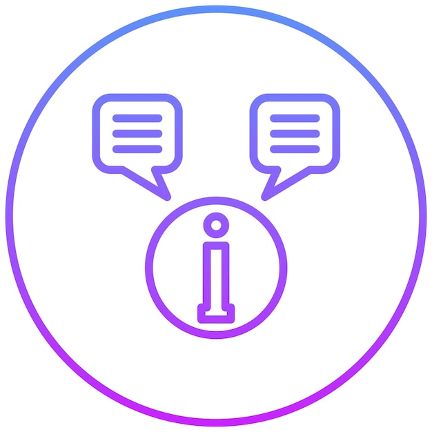 Ilustración del icono vectorial de recursos de información del conjunto de iconos de análisis de datos