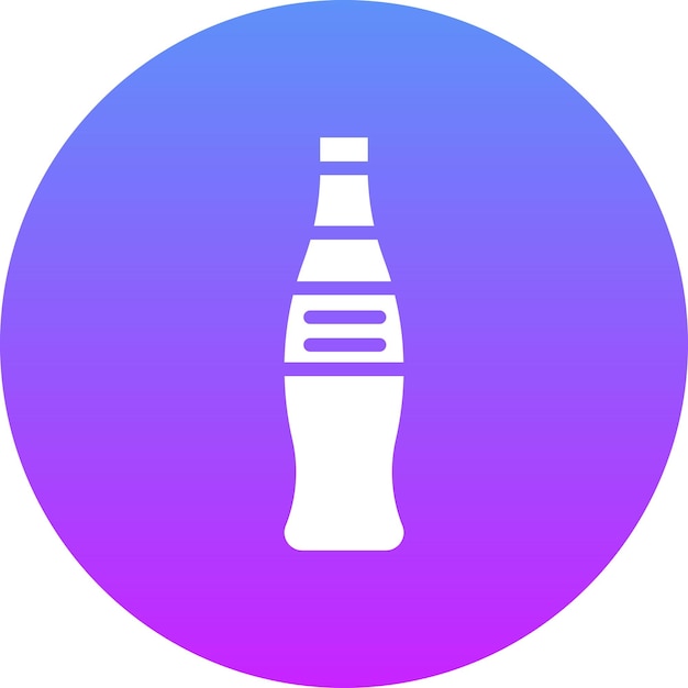 Ilustración del icono vectorial de refrescos del conjunto de iconos de entrega de alimentos