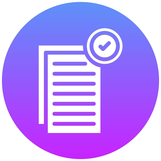 Ilustración del icono vectorial de Registros Falsificados del conjunto de iconos de Corrupción