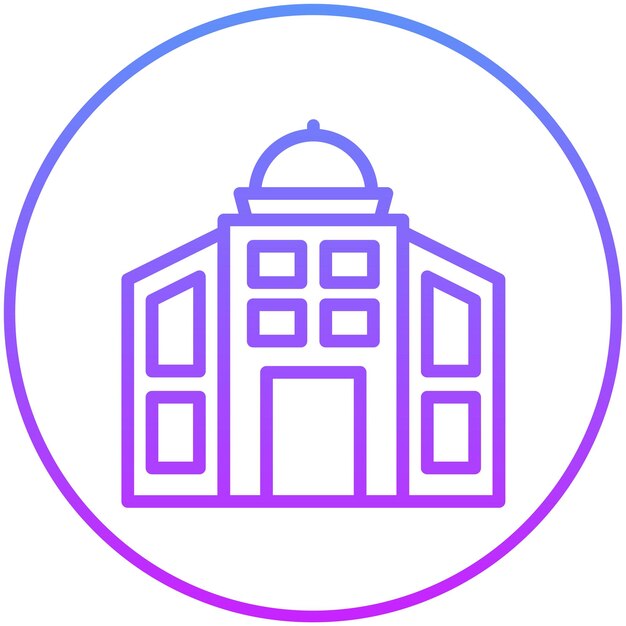 Ilustración del icono vectorial del restaurante del conjunto de iconos de catering