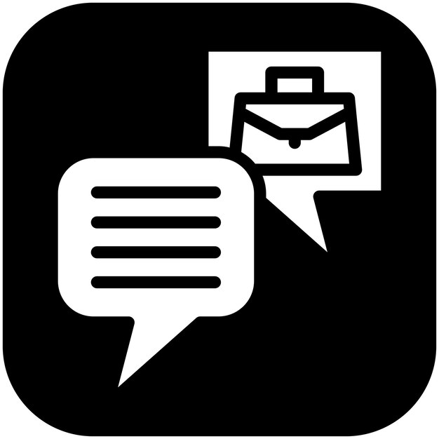 Ilustración del icono vectorial de retroalimentación del conjunto de iconos de capacitación empresarial