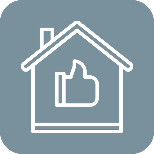 Ilustración del icono vectorial de retroalimentación de propiedades del conjunto de iconos de bienes raíces