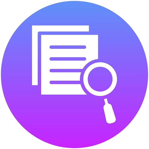 Ilustración del icono vectorial de la revisión del conjunto de iconos de literatura