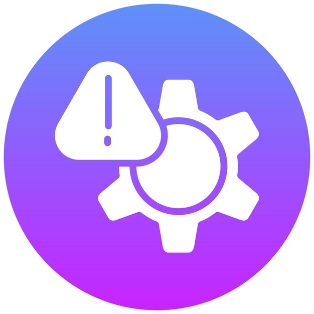 Ilustración del icono vectorial de riesgo del conjunto de iconos de liderazgo
