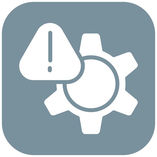 Ilustración del icono vectorial de riesgo del conjunto de iconos de liderazgo