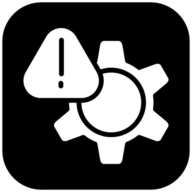 Ilustración del icono vectorial de riesgo del conjunto de iconos de liderazgo