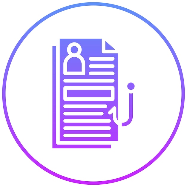 Ilustración del icono vectorial de Robar Documentos del conjunto de iconos de Seguridad Cibernética