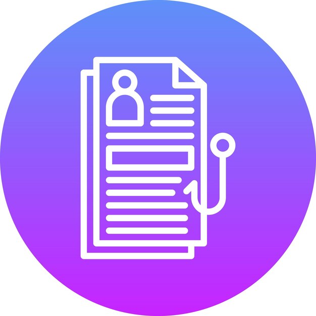 Ilustración del icono vectorial de Robar Documentos del conjunto de iconos de Seguridad Cibernética