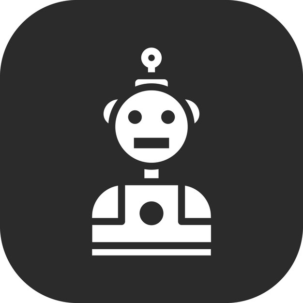 Ilustración del icono vectorial de robótica del conjunto de iconos de análisis de datos