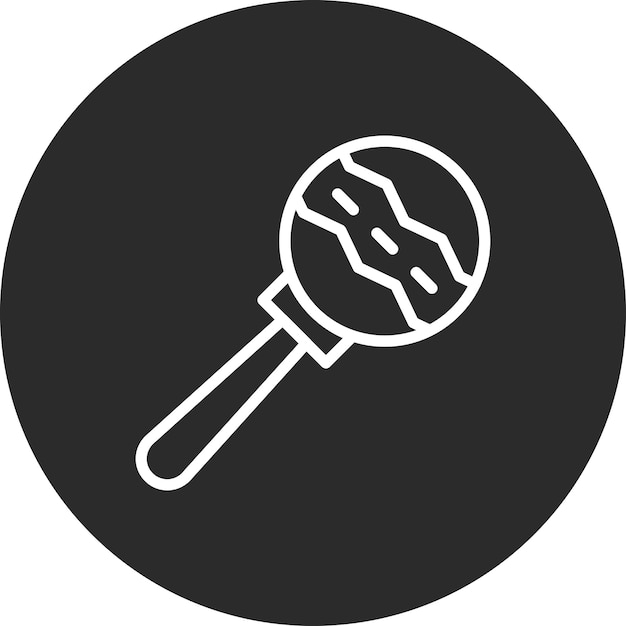 Ilustración del icono vectorial de ruido del conjunto de iconos del jardín de infantes